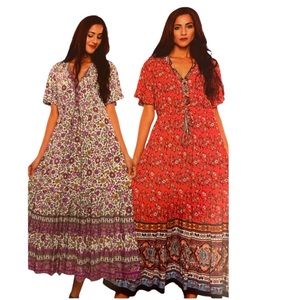 DRESS by Sacred Threads.  L/XL.  CL/GR01.   222511